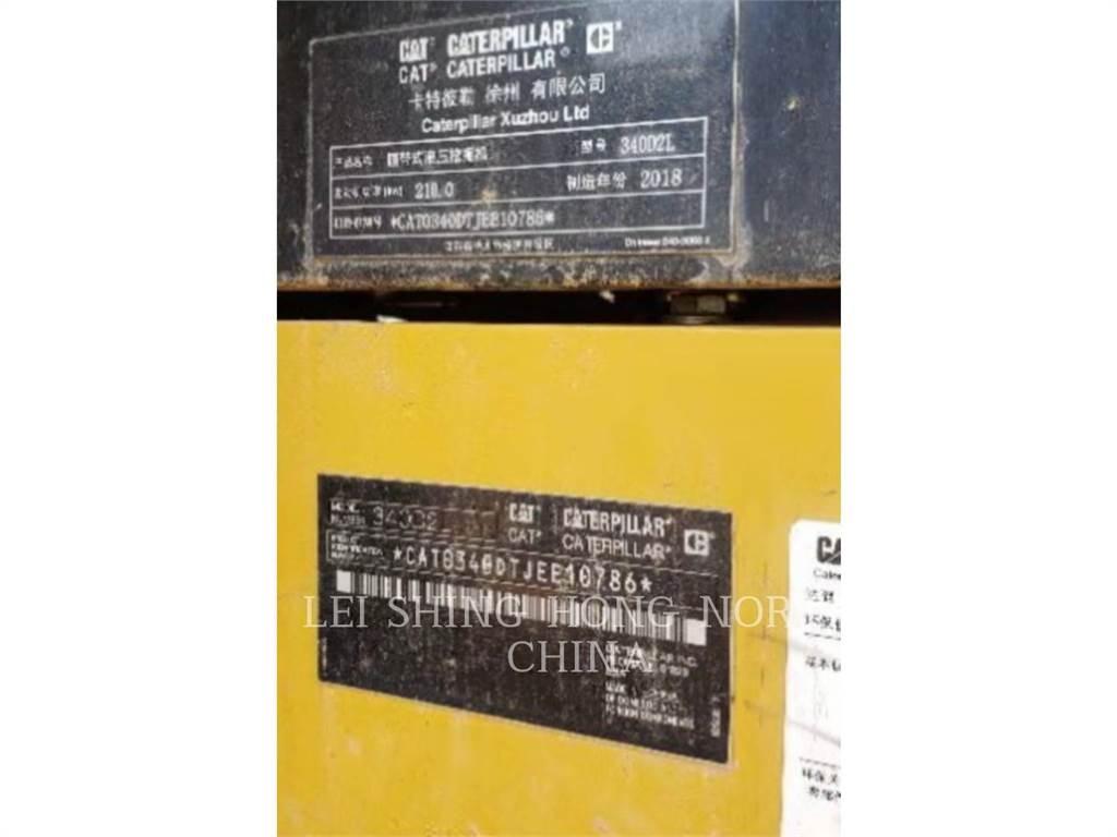 CAT 340D2L Roomikekskavaatorid