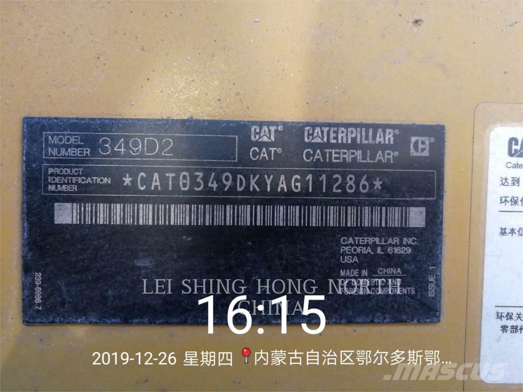 CAT 349D2 Roomikekskavaatorid