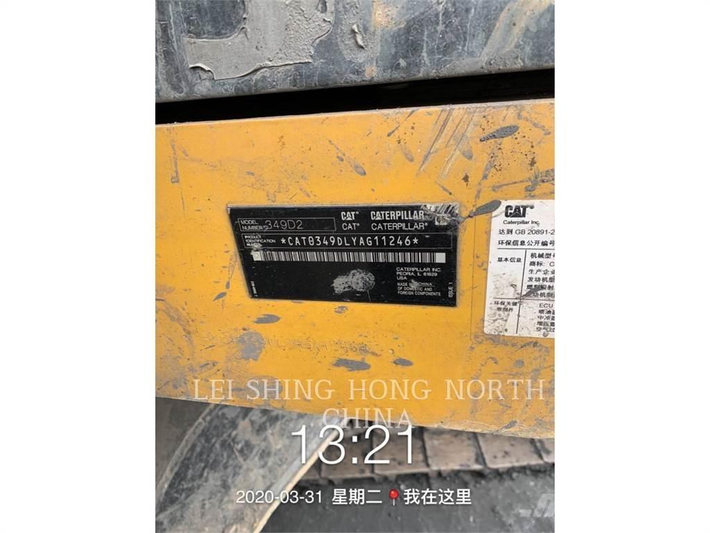 CAT 349D2 Roomikekskavaatorid