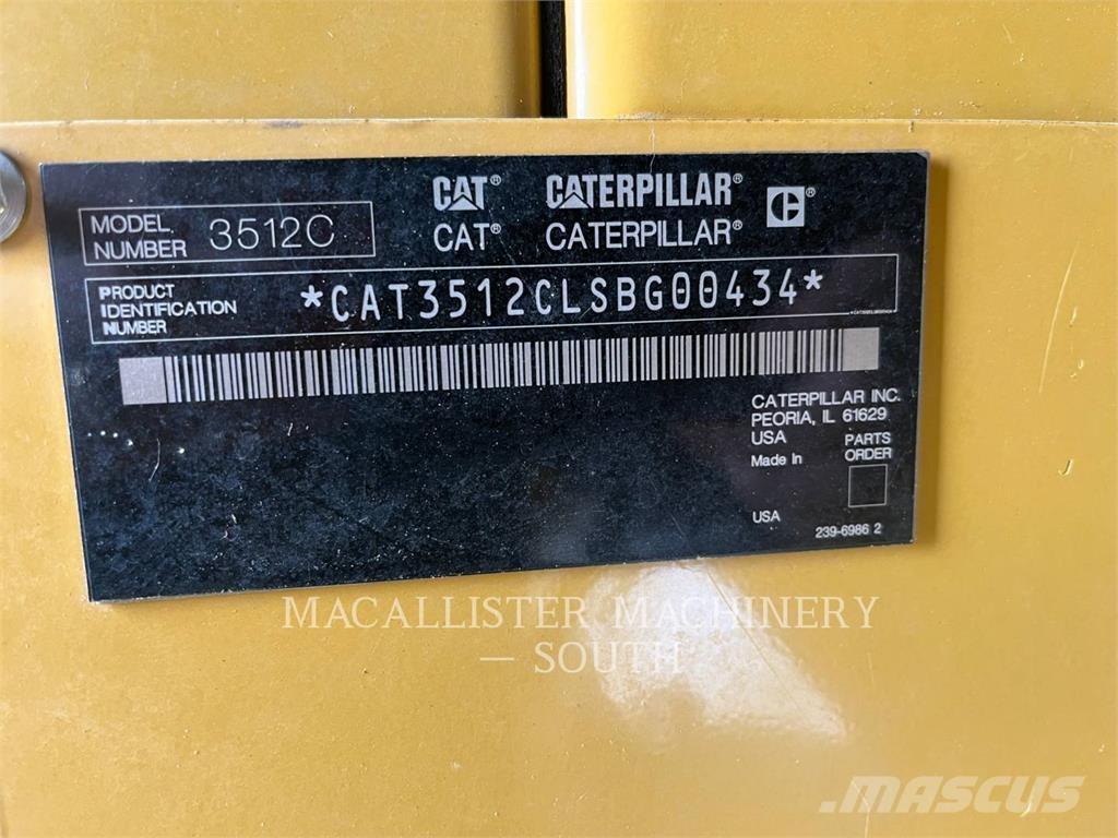 CAT 3512C Diiselgeneraatorid