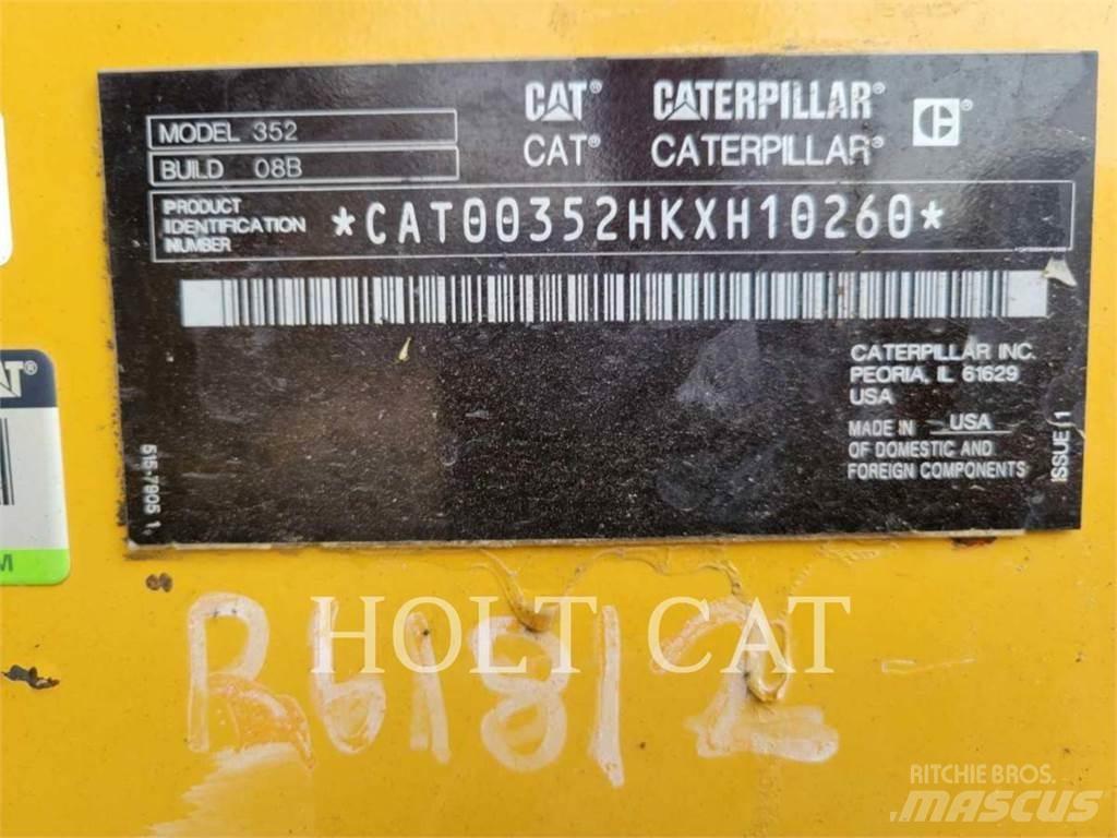 CAT 352 12 TC Roomikekskavaatorid