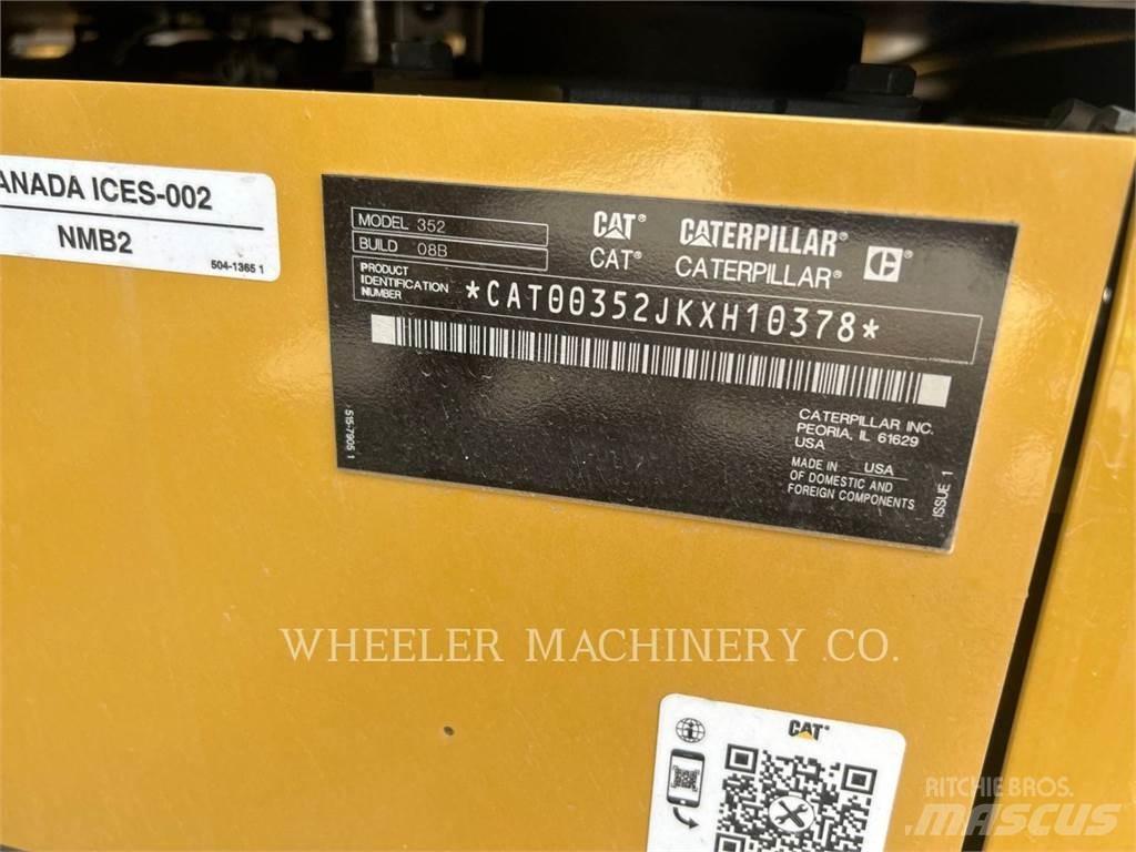 CAT 352 CF Roomikekskavaatorid