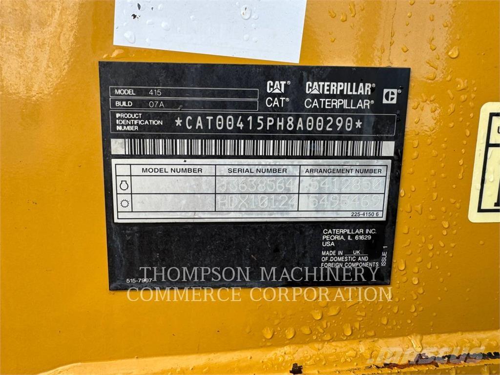 CAT 415 Ekskavaatorlaadurid