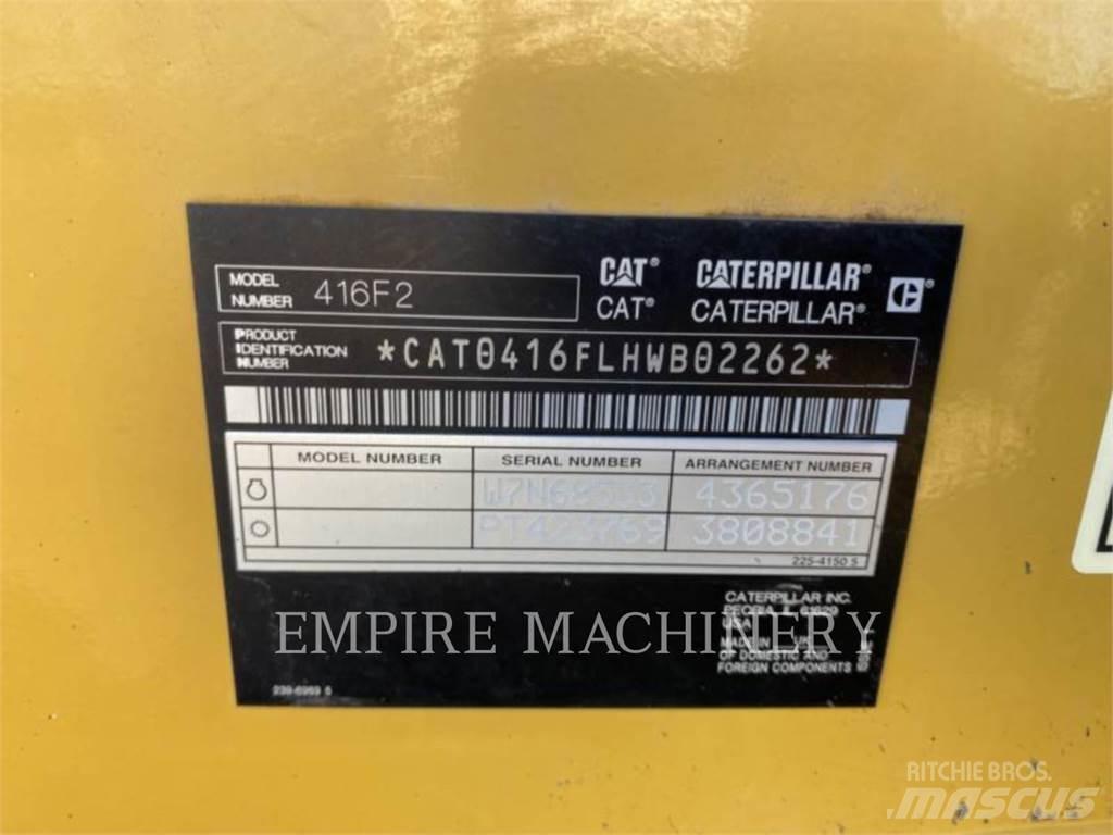 CAT 416F2 4EO Ekskavaatorlaadurid