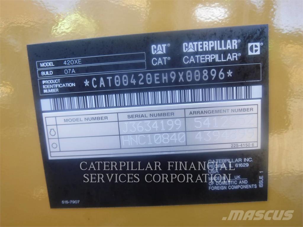 CAT 420-07XE Ekskavaatorlaadurid