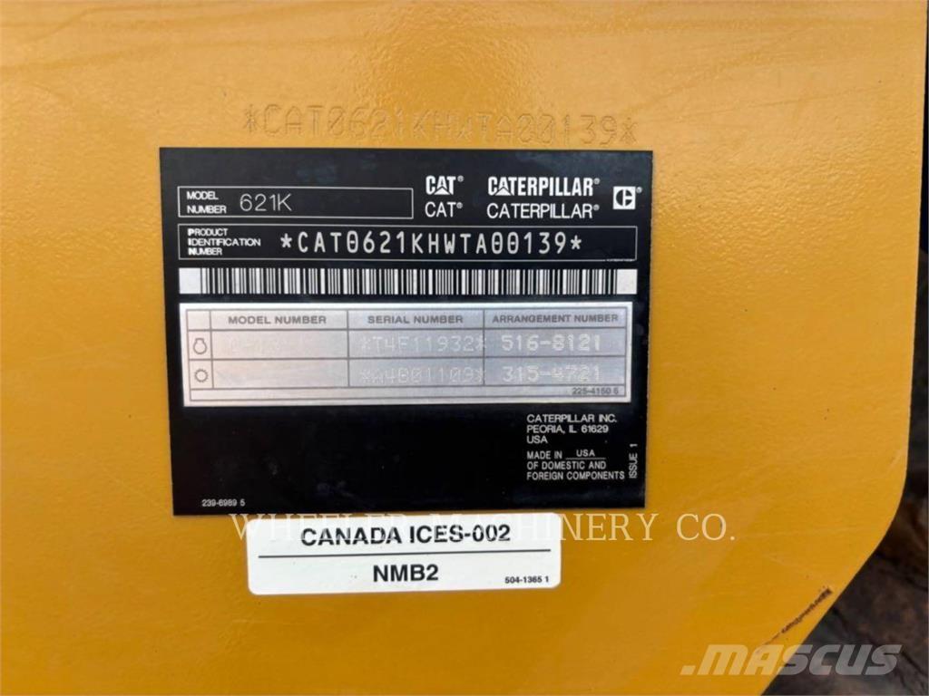 CAT 621K Kaabitsad