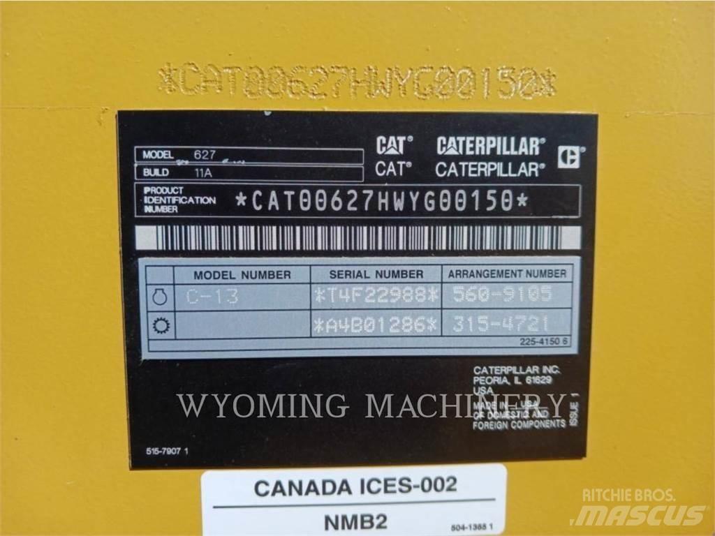 CAT 627 Kaabitsad