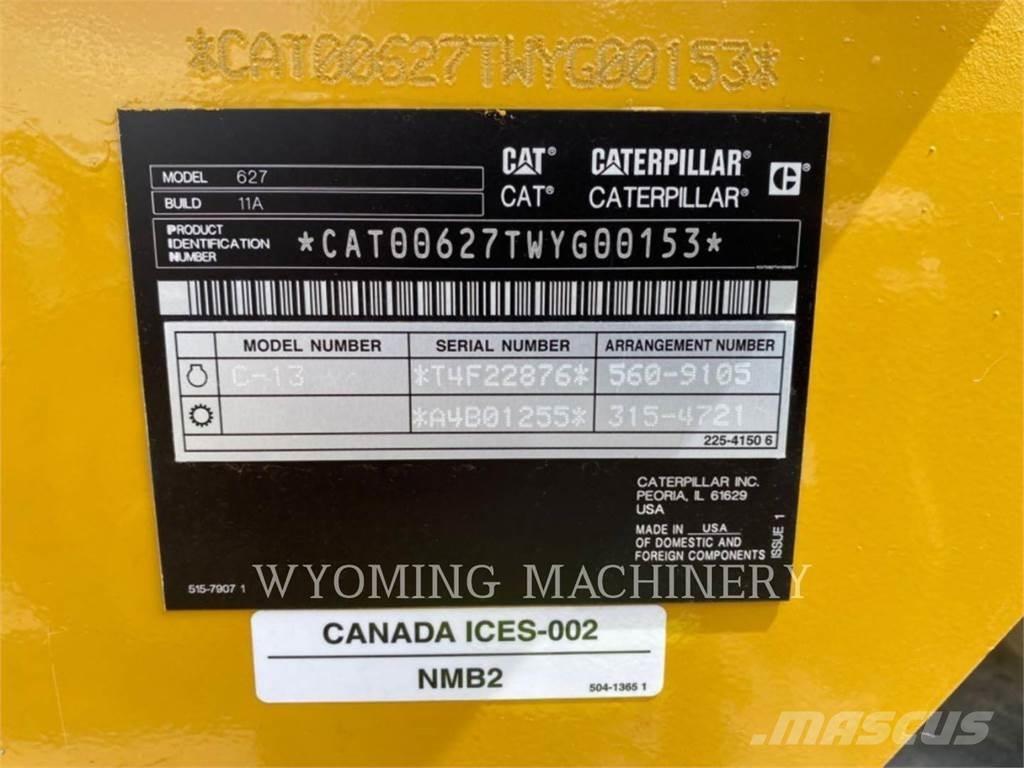 CAT 627 Kaabitsad