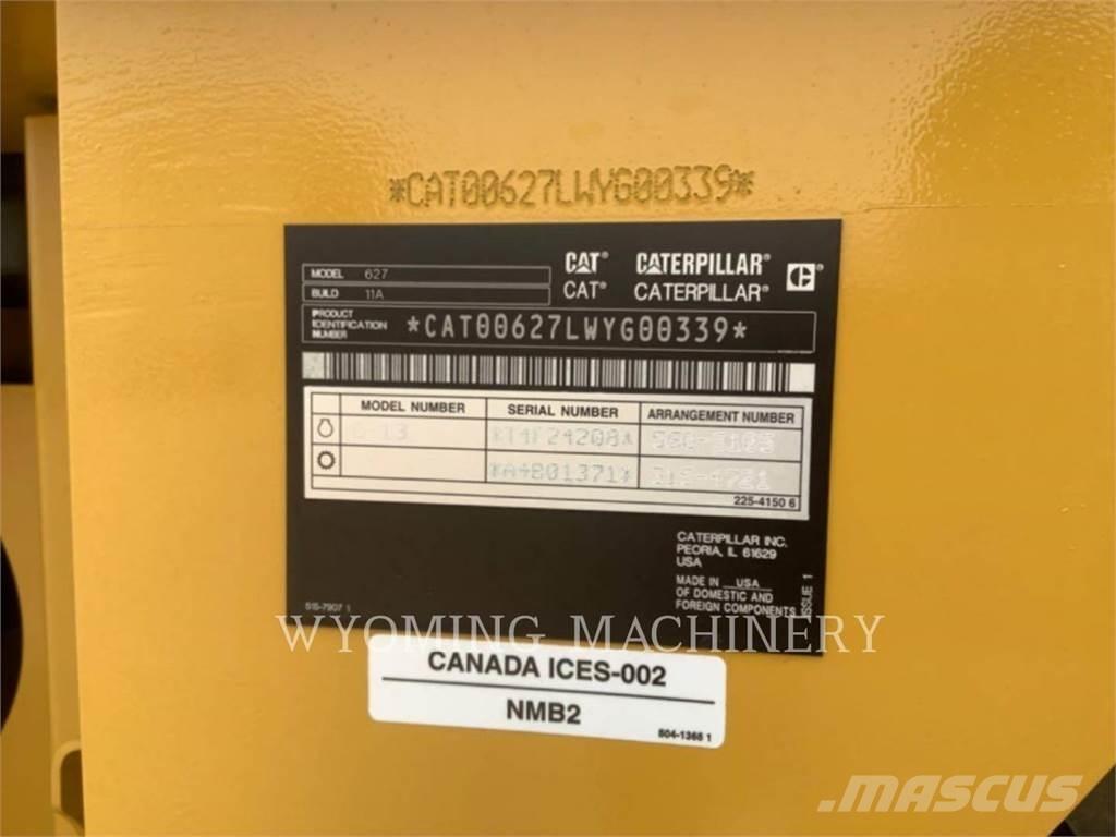 CAT 627 Kaabitsad