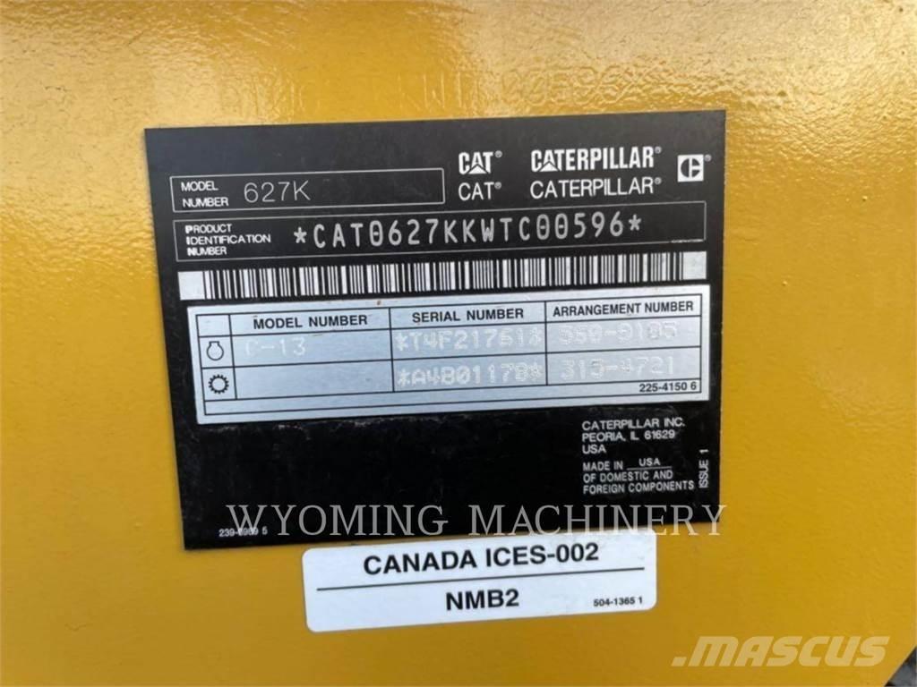 CAT 627K Kaabitsad