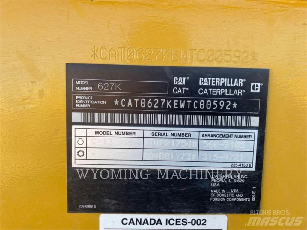 CAT 627K Kaabitsad
