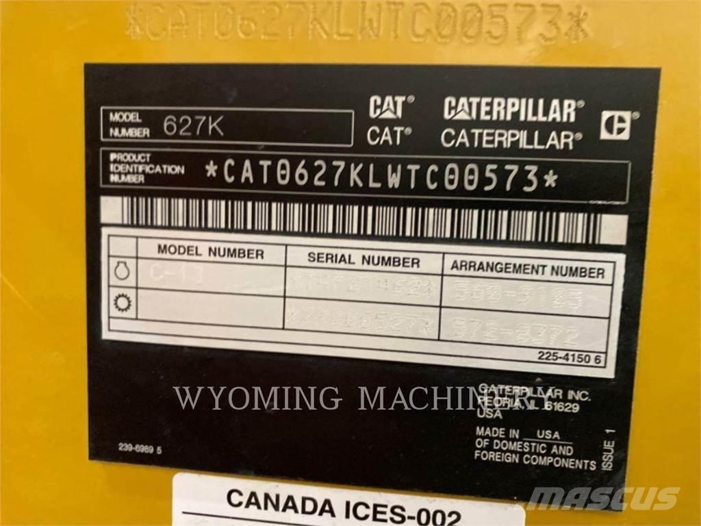 CAT 627K Kaabitsad