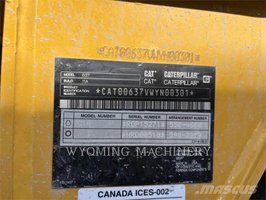 CAT 637 Kaabitsad