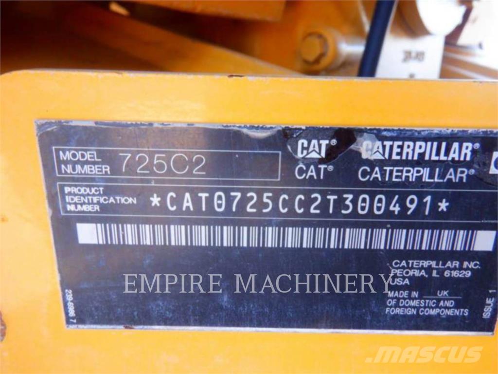 CAT 725C2 WT Veepaagiga autod