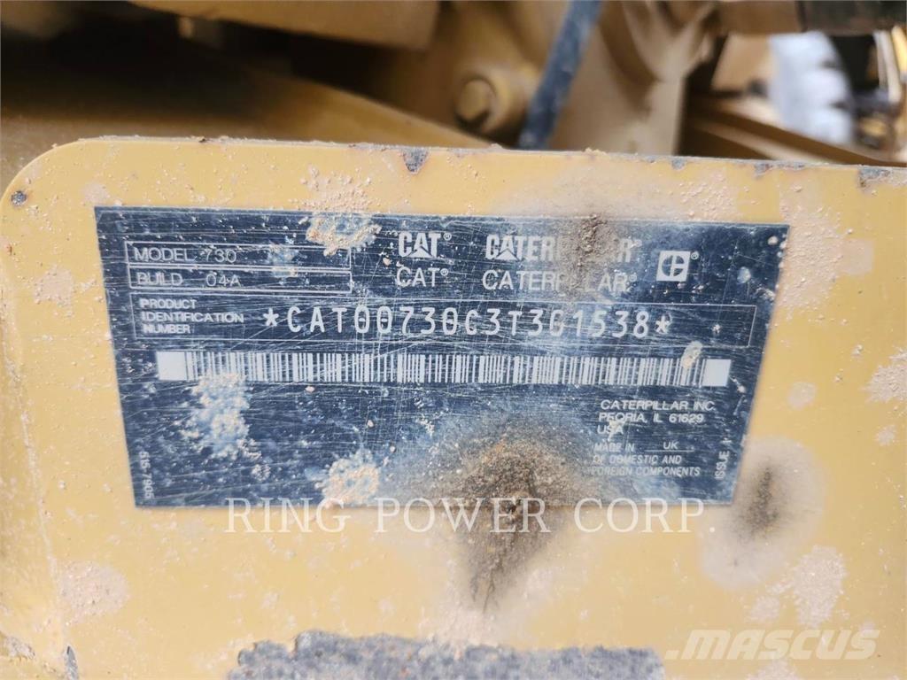 CAT 730TG Liigendraamiga pinnaseveokid