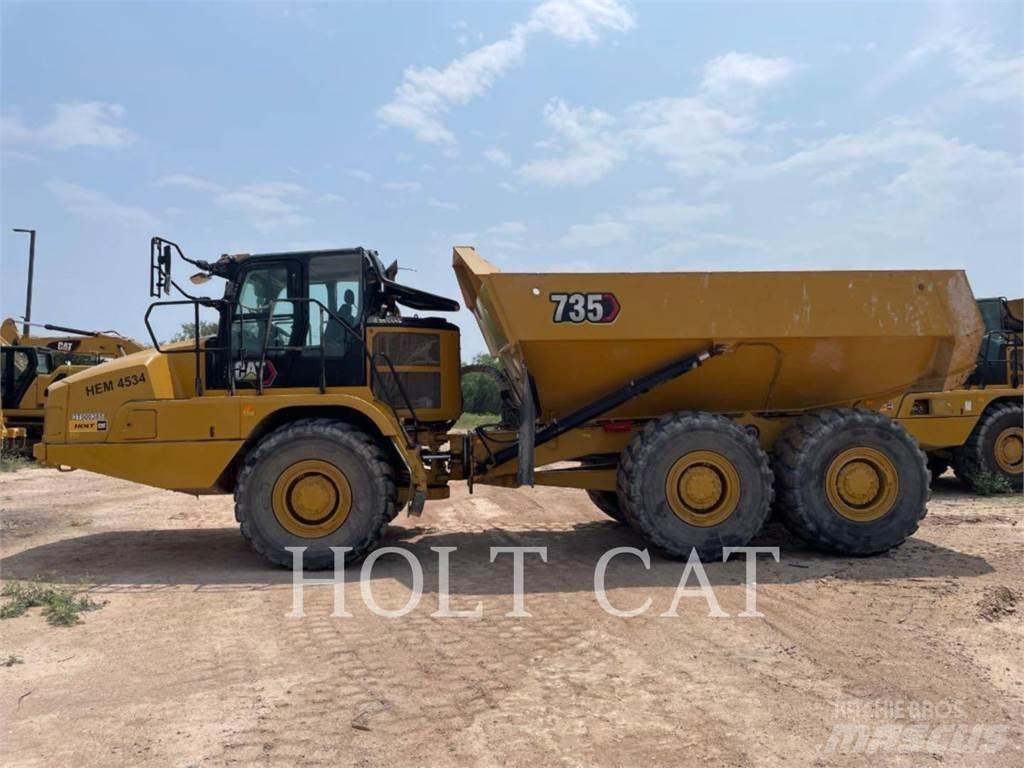 CAT 735 Liigendraamiga pinnaseveokid