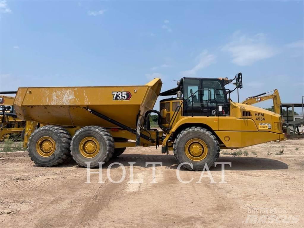 CAT 735 Liigendraamiga pinnaseveokid