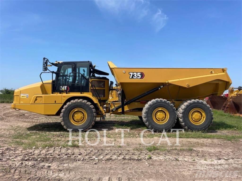 CAT 735 Liigendraamiga pinnaseveokid