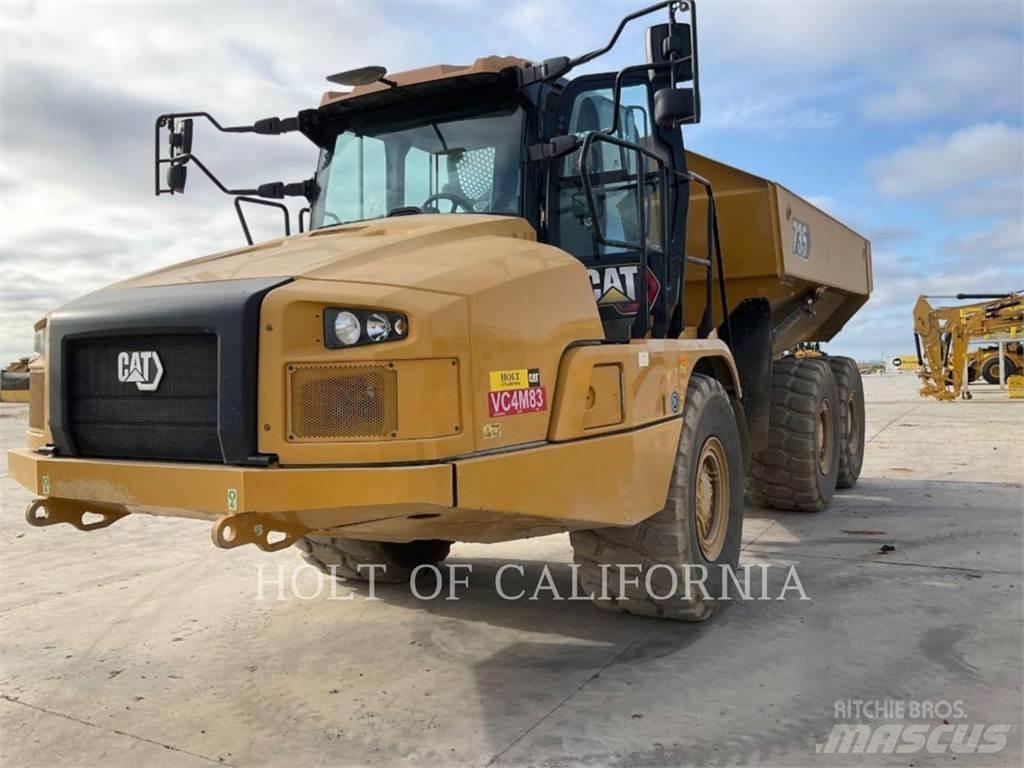 CAT 735 Liigendraamiga pinnaseveokid
