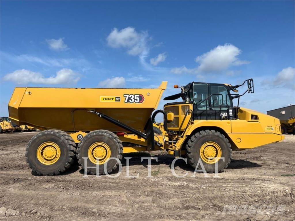 CAT 735 Liigendraamiga pinnaseveokid
