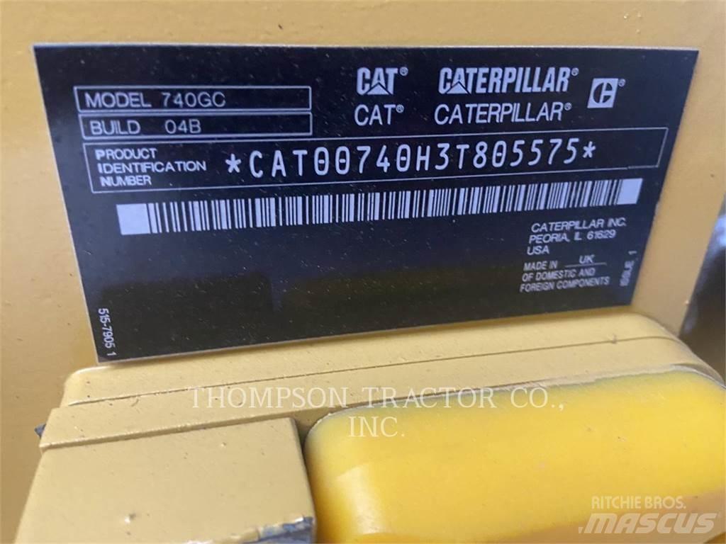 CAT 740 GC Liigendraamiga pinnaseveokid