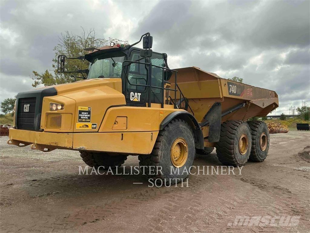 CAT 740 GC Liigendraamiga pinnaseveokid