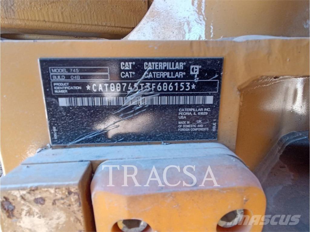 CAT 745 Liigendraamiga pinnaseveokid