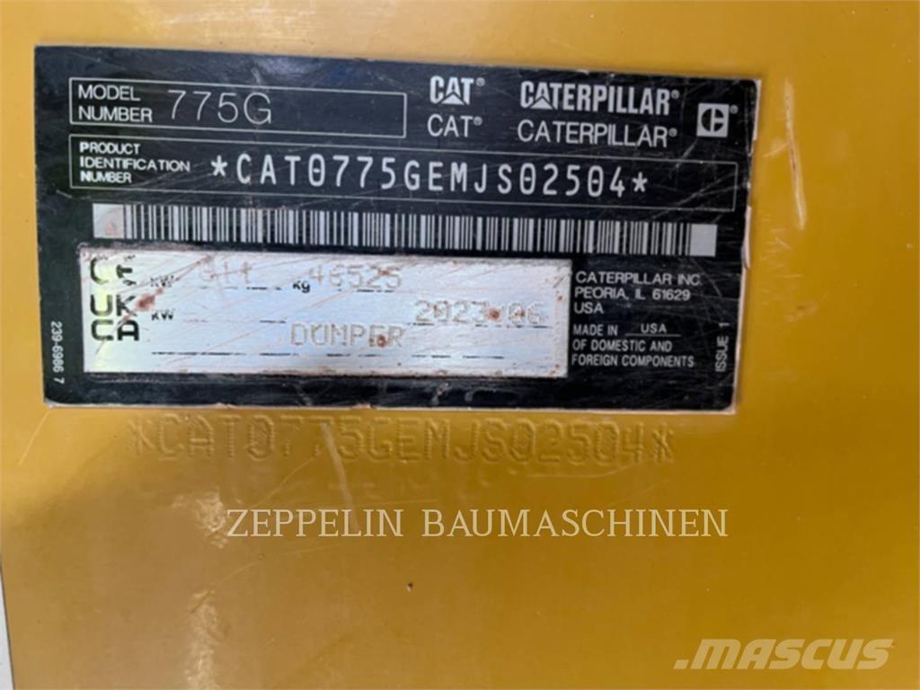 CAT 775G Liigendraamiga pinnaseveokid