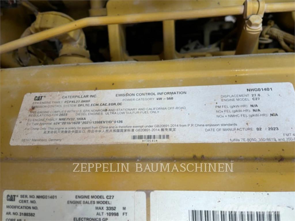 CAT 775G Liigendraamiga pinnaseveokid