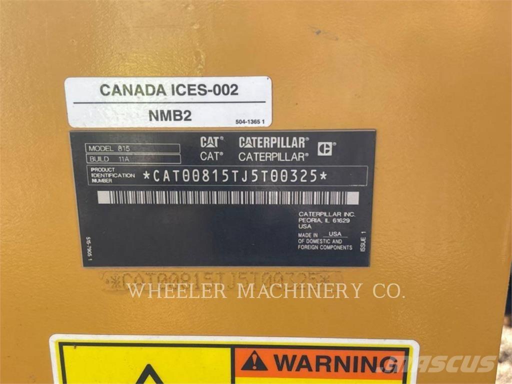 CAT 815 Kombineeritud rullid