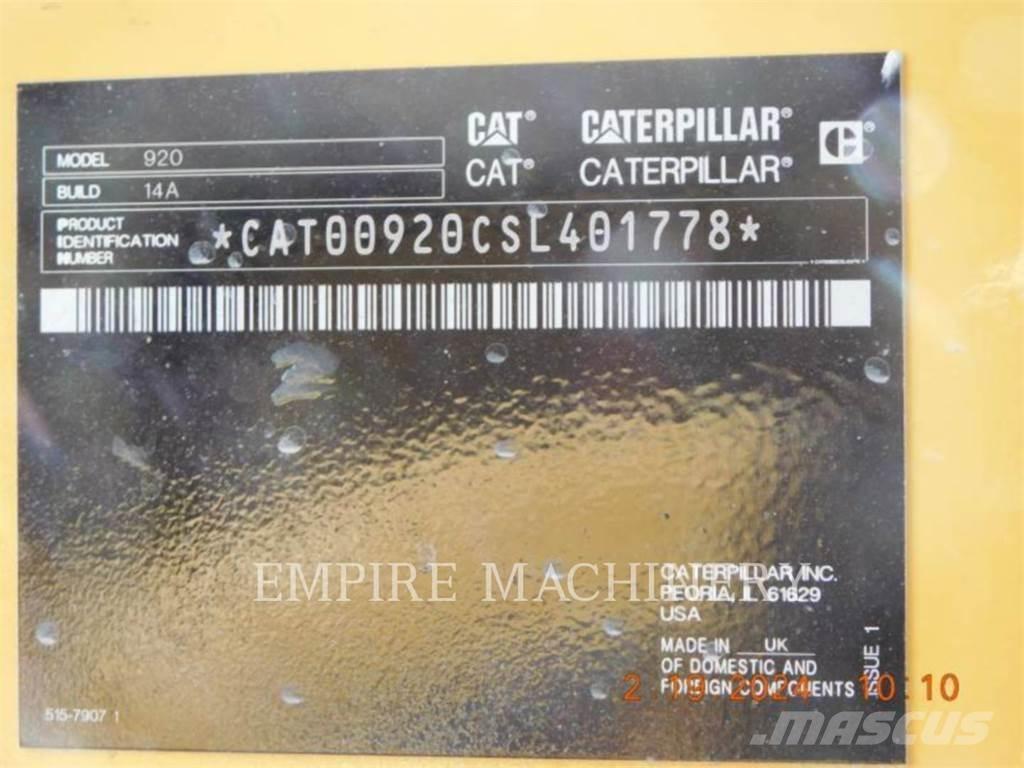 CAT 920-14 FC Rataslaadurid