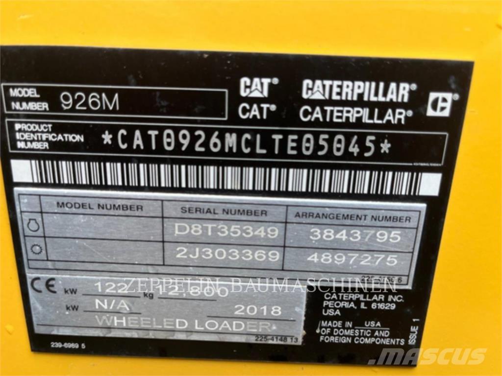 CAT 926M Rataslaadurid