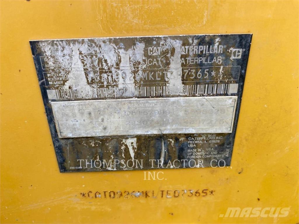 CAT 926M Rataslaadurid