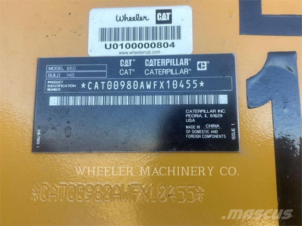 CAT 980 Rataslaadurid
