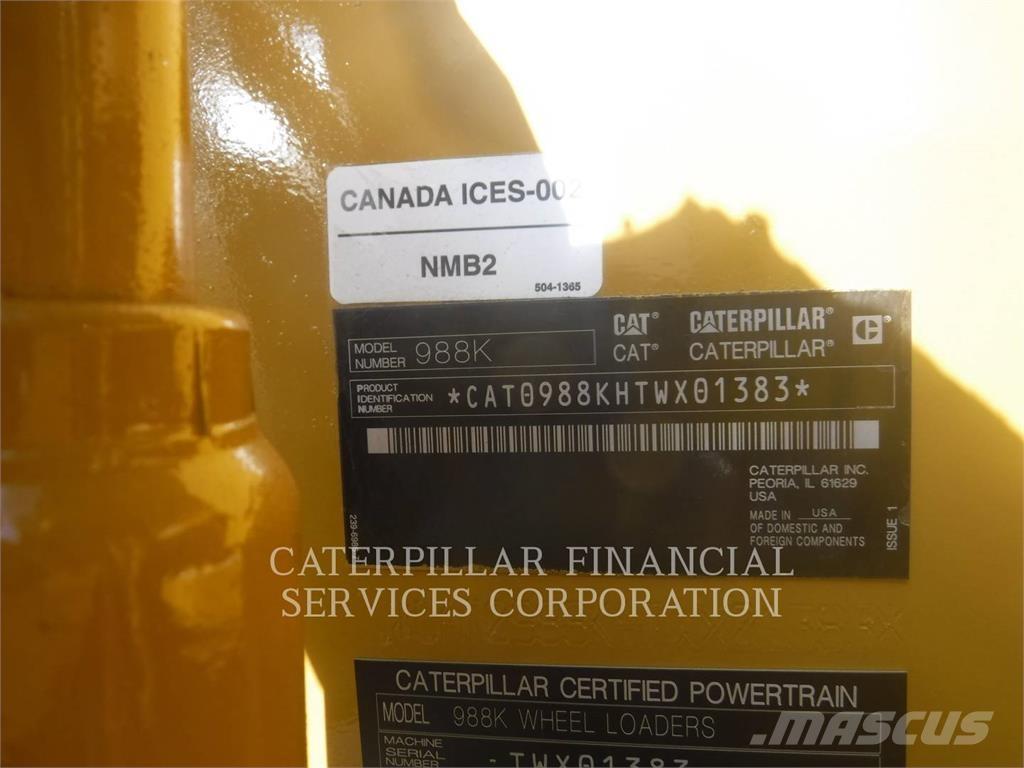 CAT 988K Rataslaadurid