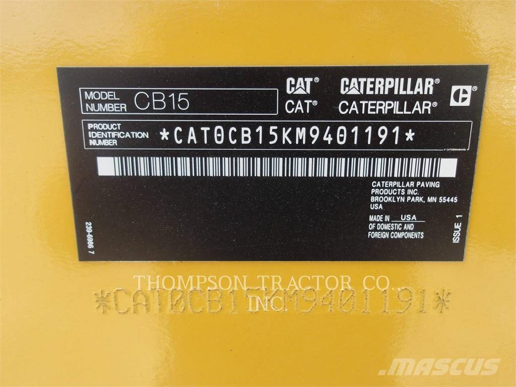 CAT CB 15 Tandemrullid