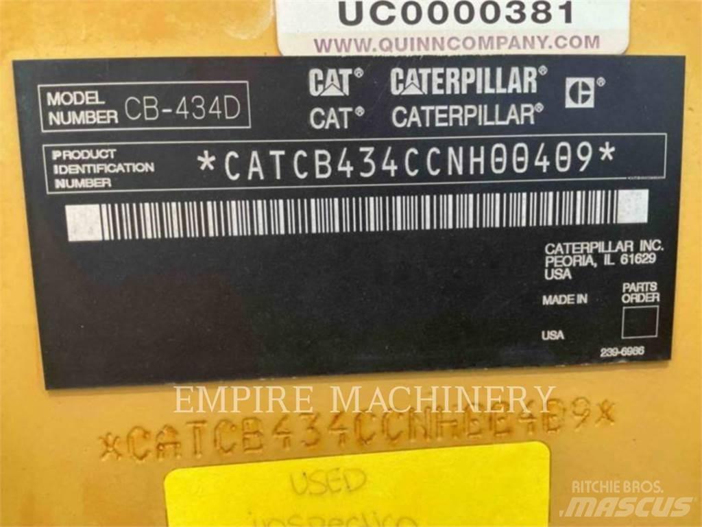 CAT CB434D Tandemrullid
