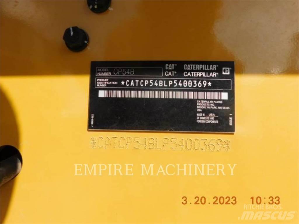 CAT CP54B Ühe trumliga rullid
