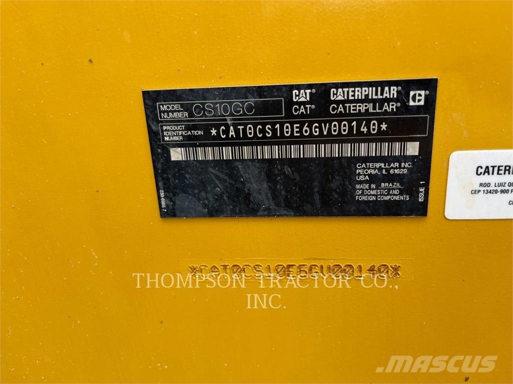 CAT CS10GC Ühe trumliga rullid