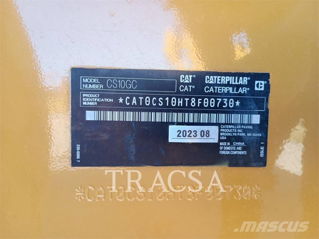 CAT CS10GC Ühe trumliga rullid