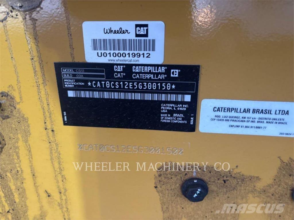 CAT CS12 Ühe trumliga rullid