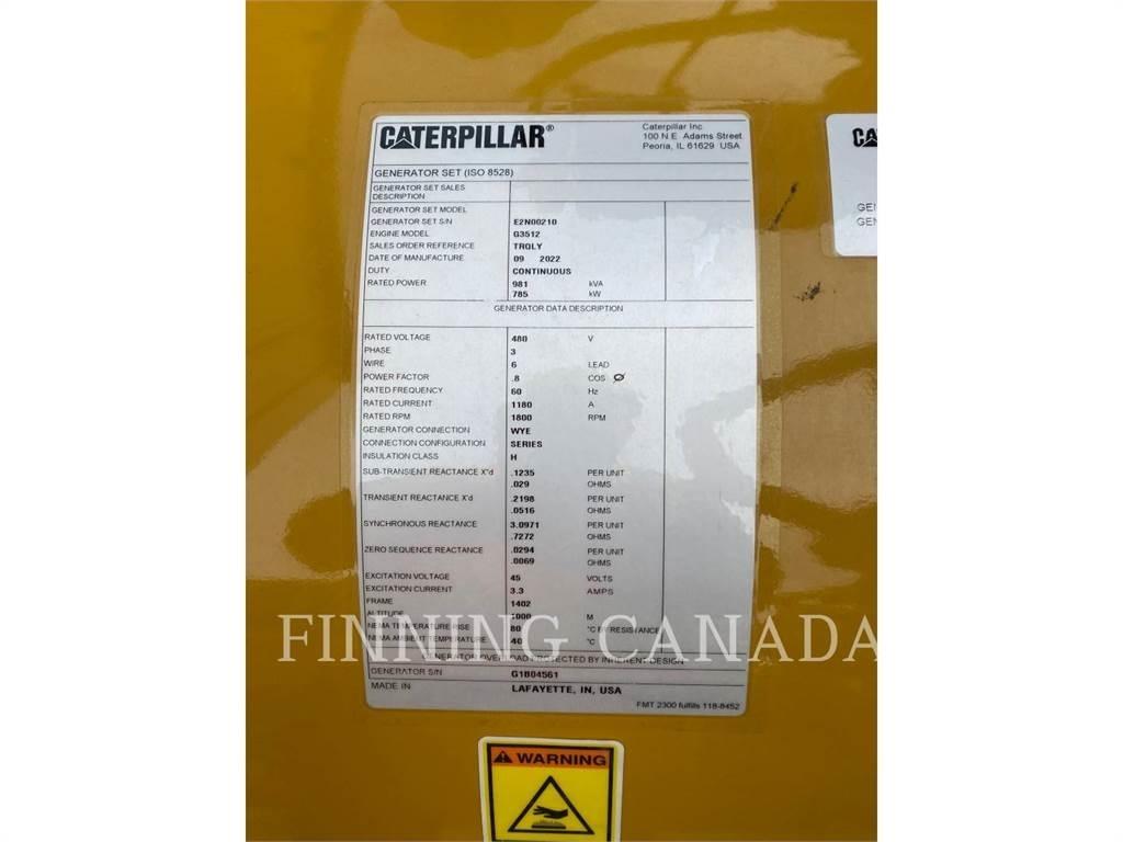 CAT G 3512 Diiselgeneraatorid