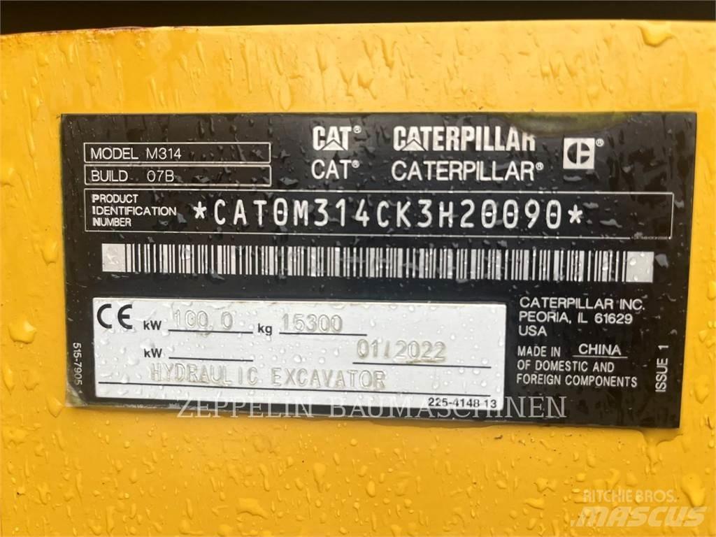 CAT M314-07A Ratasekskavaatorid