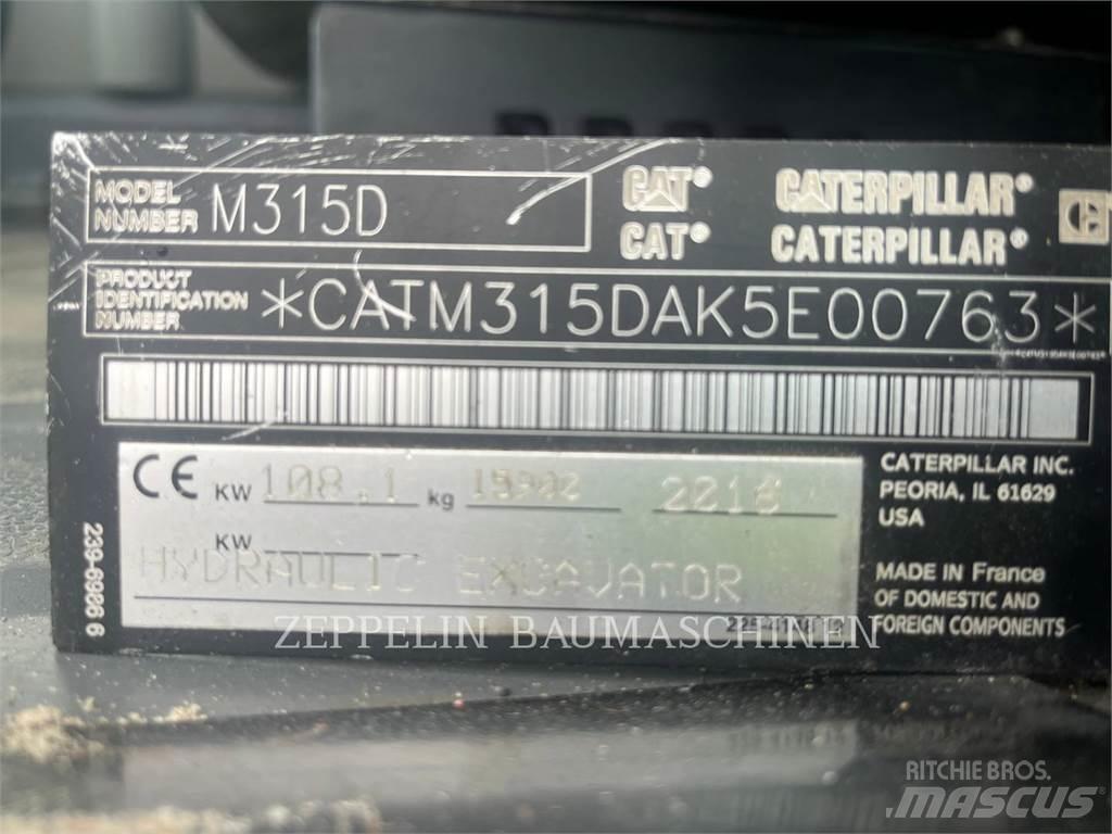 CAT M315D Ratasekskavaatorid
