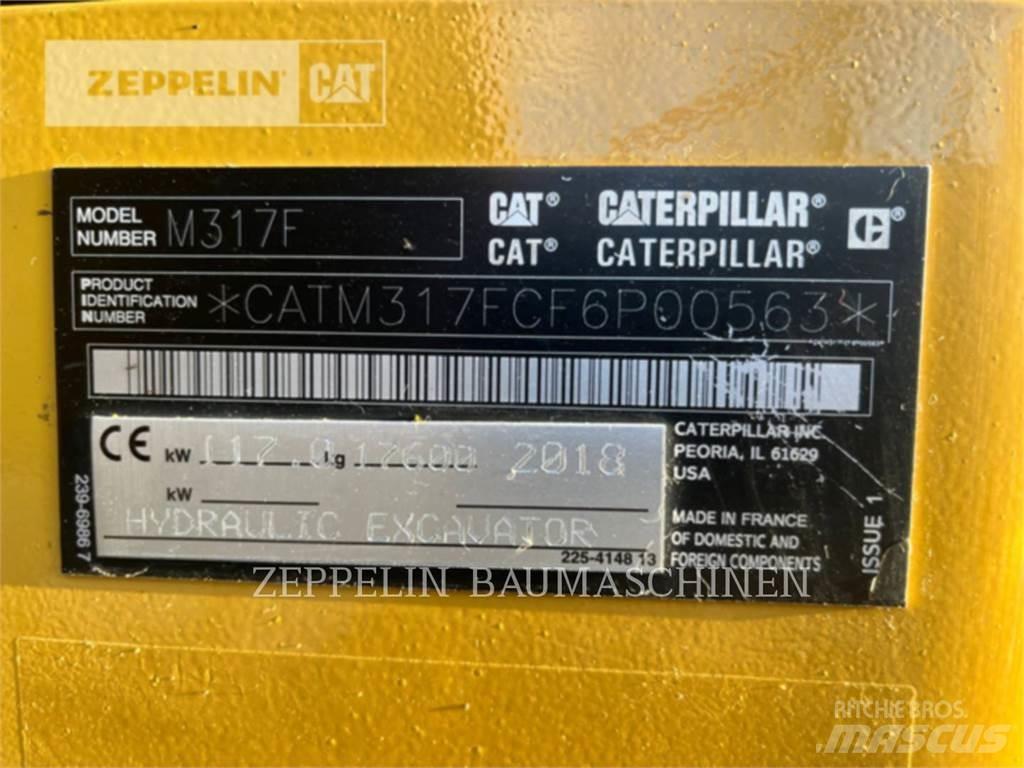 CAT M317F Ratasekskavaatorid