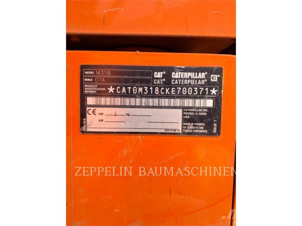 CAT M318-07A Ratasekskavaatorid