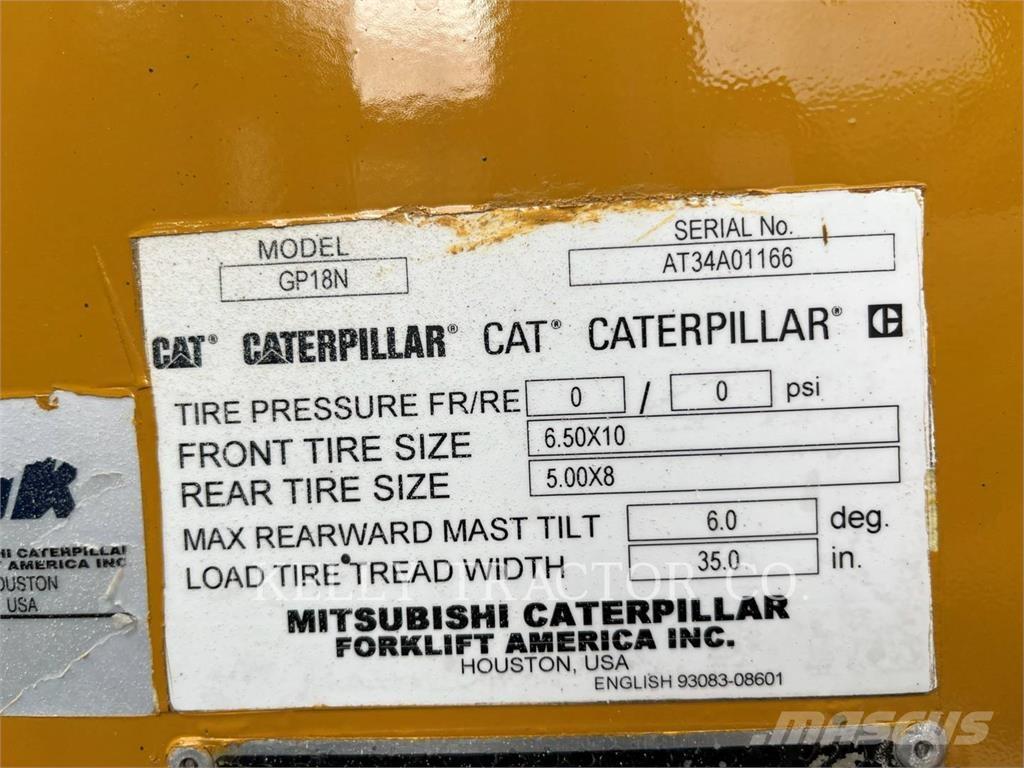 CAT MCFGP18N5 Gaasitõstukid