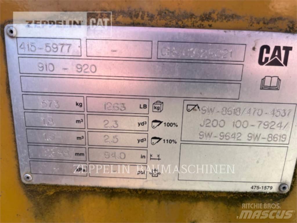 CAT SCHAUFEL CAT 918M Kopad