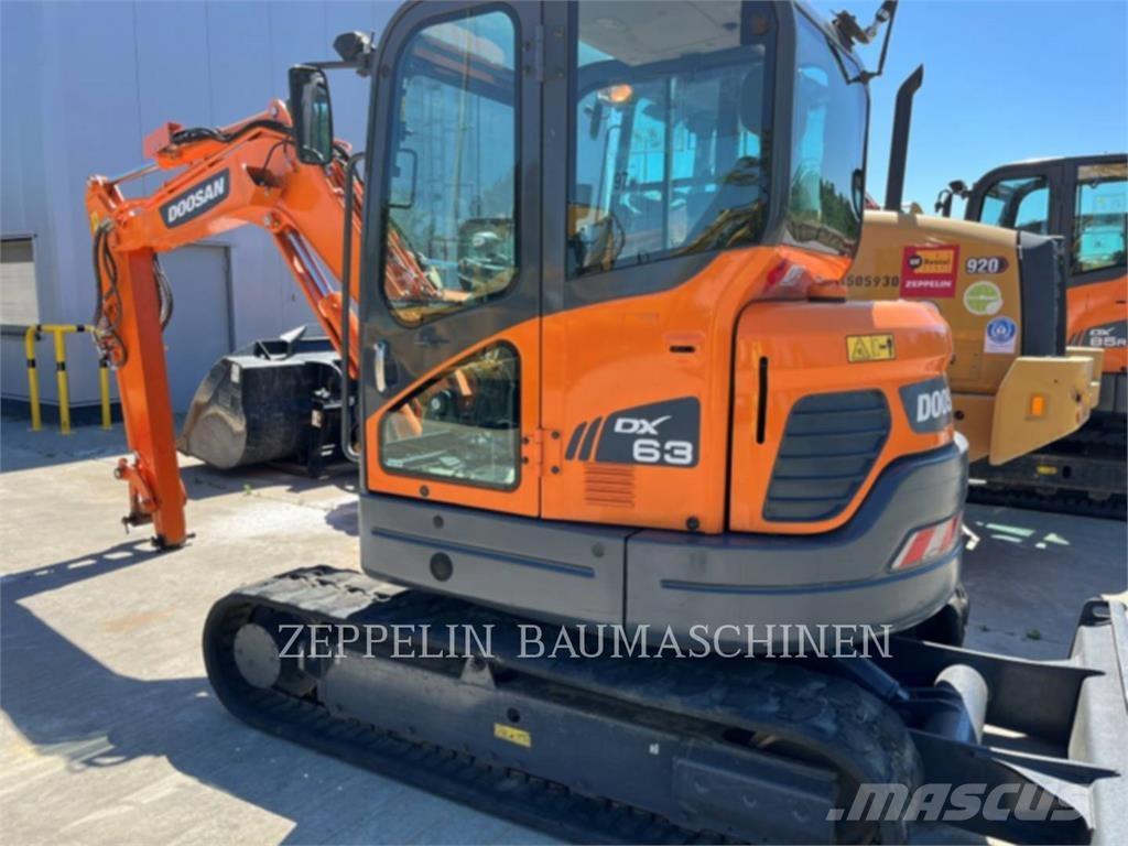 Doosan DX63-3 Roomikekskavaatorid