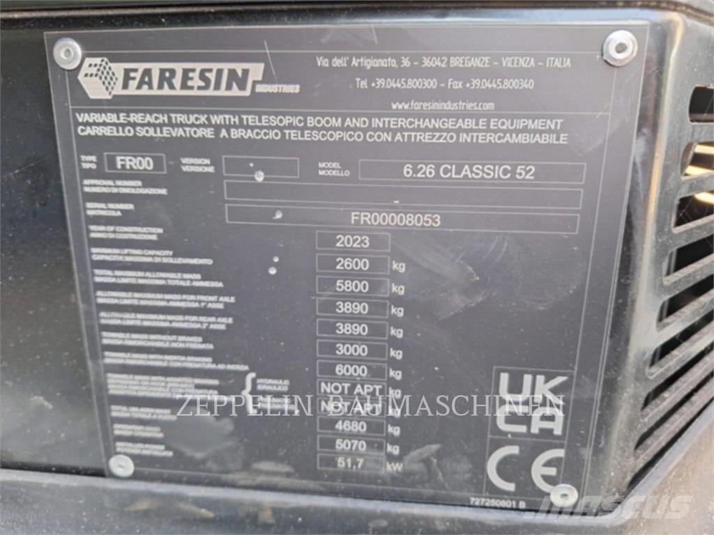 Faresin 6.26 Teleskooplaadurid